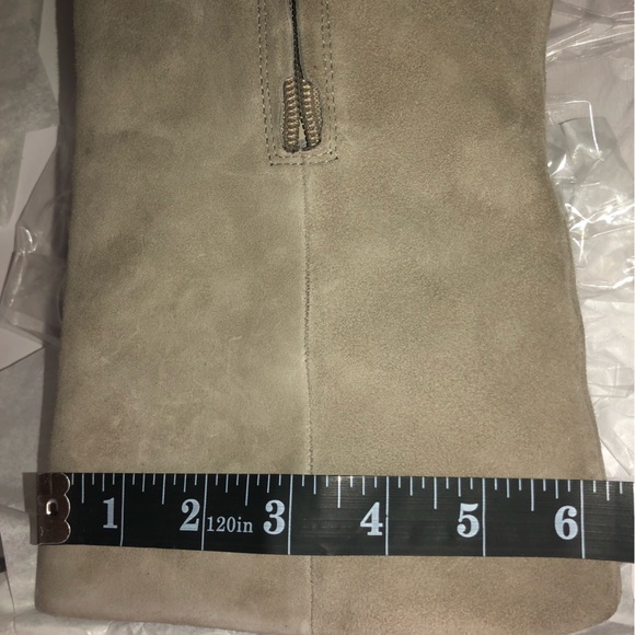 Nine West Frenchi Taupe Calf Boots New - Picture 4 of 5